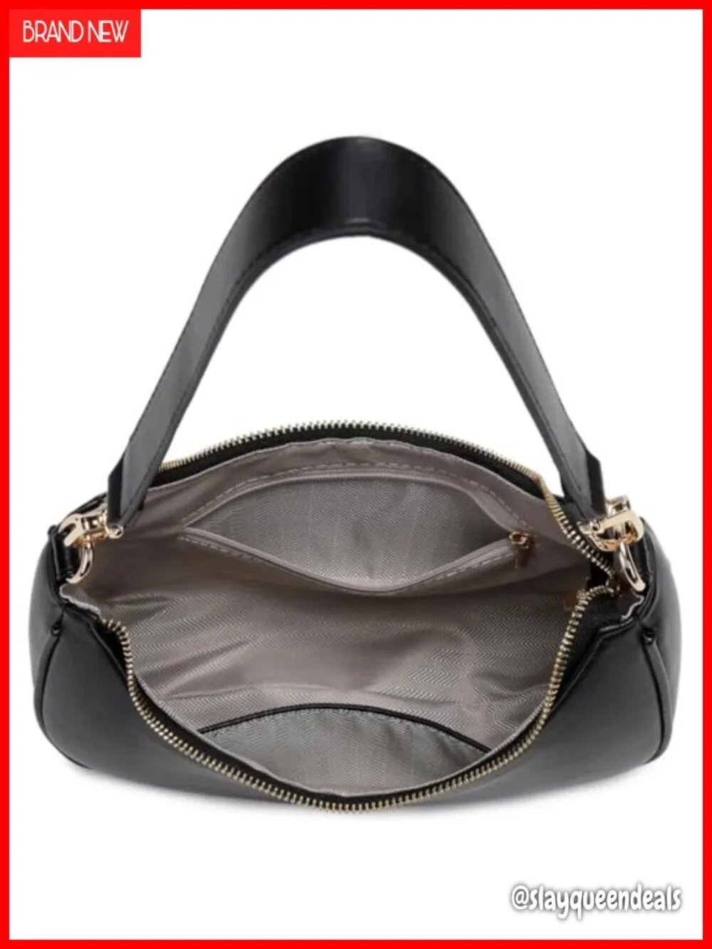 Women's PU Leather Hobo Shoulder Bag Lightweight Underarm Purse with Zipper